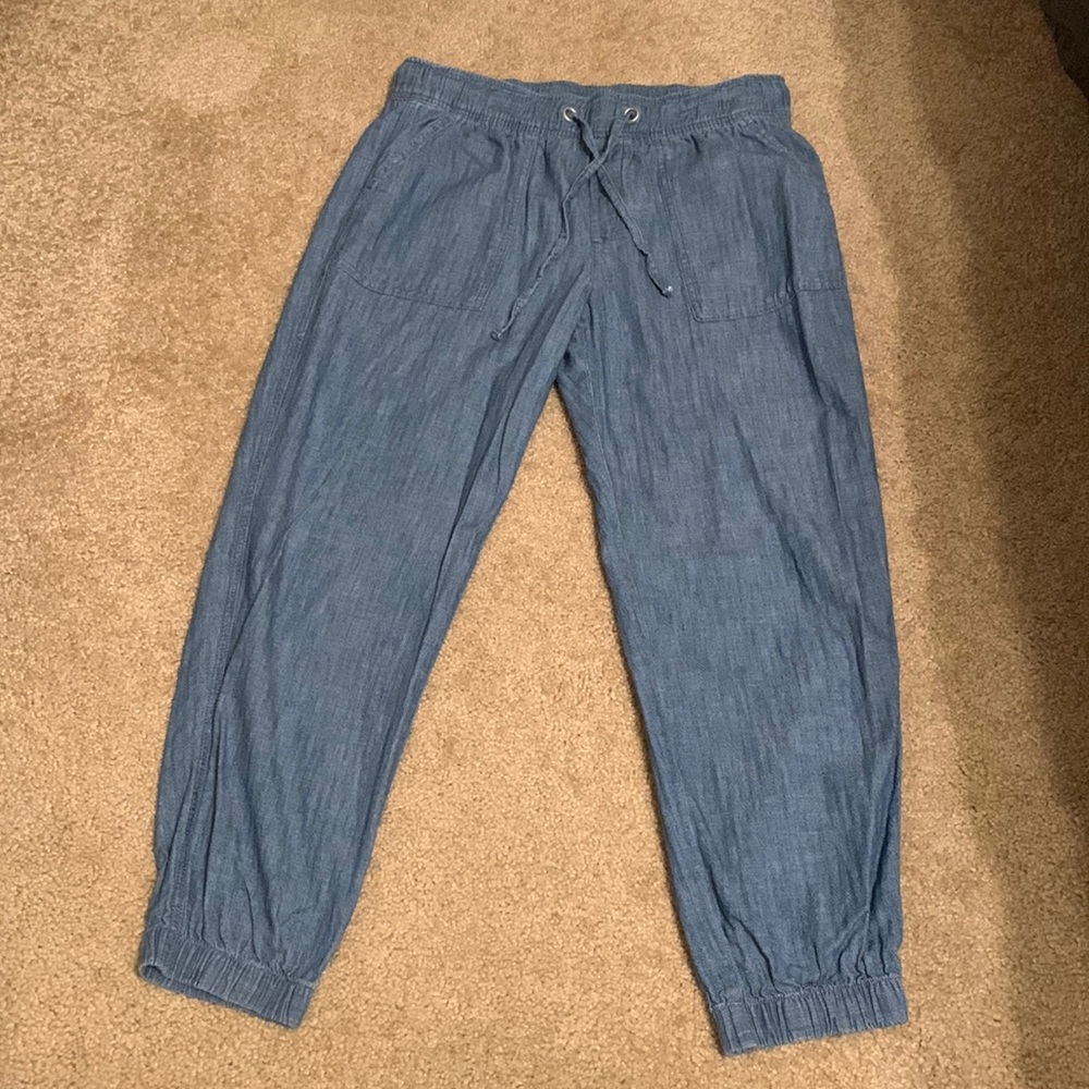 Chambray Joggers